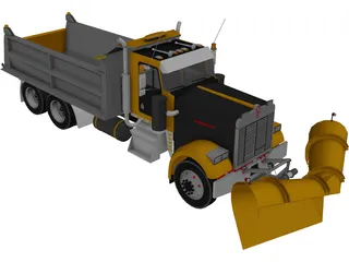 Kenworth Snow Plow 3D Model