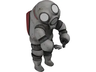 Diving Suit 3D Model