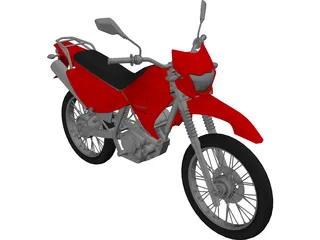 Yamaha XTZ 125 3D Model