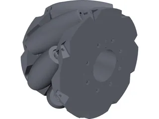 Mecanum Wheels 3D Model