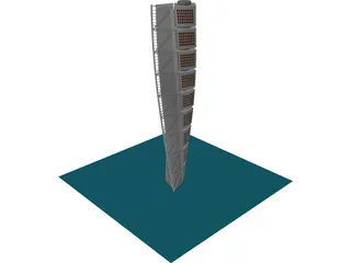 Turning Torso Tower Malmo 3D Model