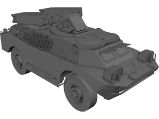 9K31 Strela-1 3D Model