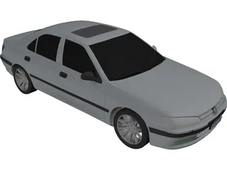 Peugeot 406 3D Model