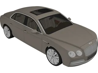 Bentley Continental Flying Spur (2014) 3D Model