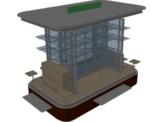 Kiosk 3D Model