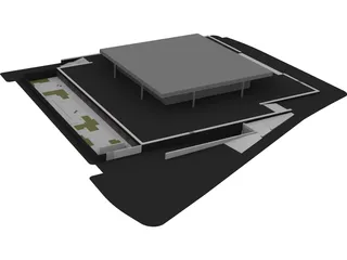 Neue Nationalgalerie 3D Model