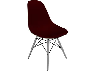 Eames DSW Chair 3D Model