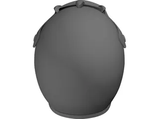 Helmet Motorbike 3D Model