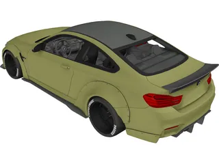 BMW M4 LB Performance 3D Model