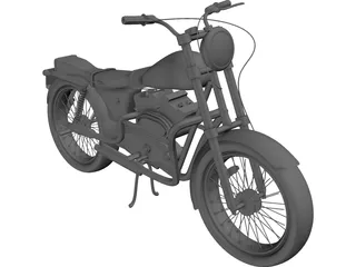 Yamaha SR125 3D Model