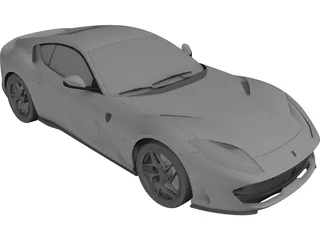 Ferrari 812 Superfast 3D Model