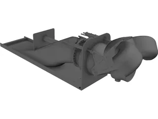 Rolls-Royce Waterjet 3D Model