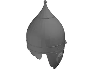 Russian Knight Helmet 3D Model