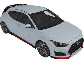 Hyundai Veloster (2019) 3D Model