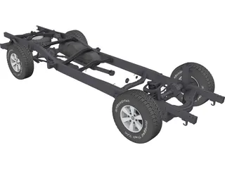 Toyota Hilux Frame (2011) 3D Model