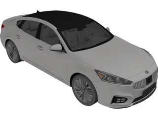 Kia Cadenza (2017) 3D Model