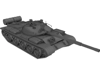 T-62A 3D Model