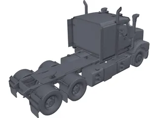 Mack Superliner 3D Model