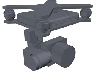 DJI Phantom Gimbal 3D Model