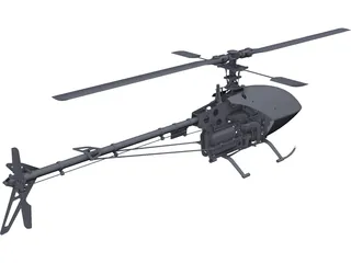 RC Helicopter 3D Model