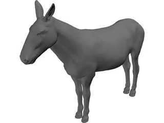 Donkey 3D Model