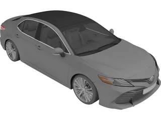 Toyota Camry Hybrid (2018) 3D Model