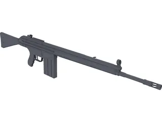 G3 H&K Rifle 3D Model