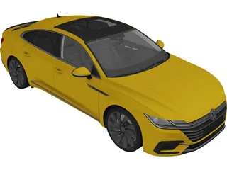 Volkswagen Arteon R-Line (2018) 3D Model