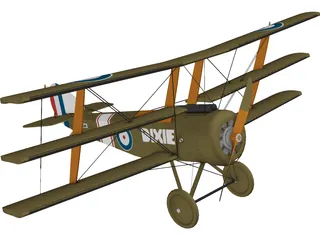 Dixie Triplane 3D Model