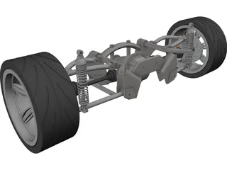 Rear Suspension 3D Model