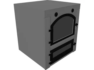 Wood Oven 3D Model