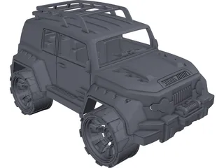 Toyota FJ Cruiser Toy 3D Model