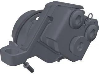 Disc Brake Caliper 3D Model