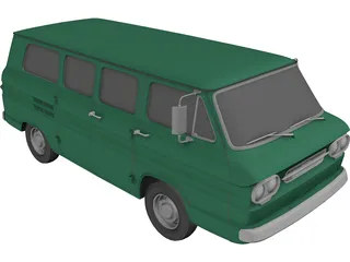 Chevrolet Corvair Greenbrier (1961) 3D Model