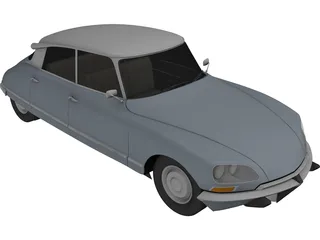 Citroen DS (1967) 3D Model