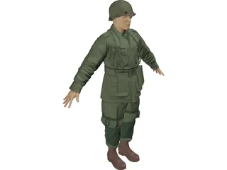 Soldier 3D Model