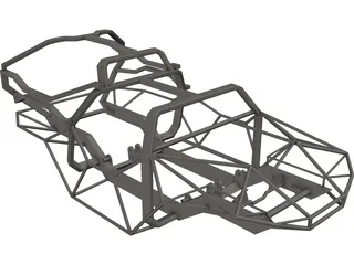 Halo Warthog Tube Frame 3D Model