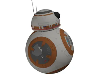 BB8 Droid 3D Model