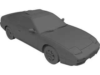 Nissan 240SX SE Fastback S13 (1991) 3D Model