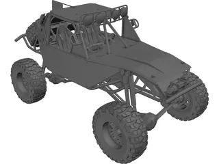 Dune Buggy 3D Model