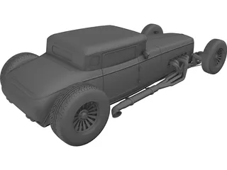 Rat Rod 3D Model