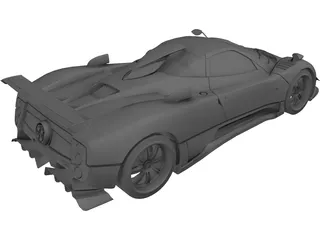 Pagani Zonda Cinque 3D Model