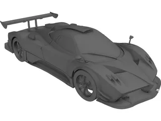 Pagani Zonda R 3D Model