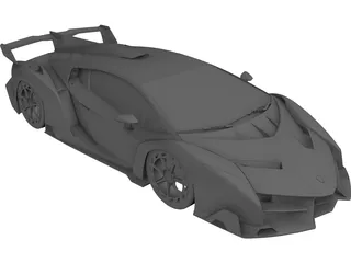 Lamborghini Veneno 3D Model