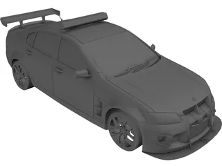 Holden HSV W427 Police 3D Model