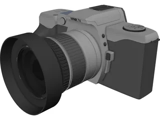 Minolta Photo Camera 3D Model