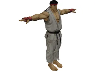 Ryu 3D Model