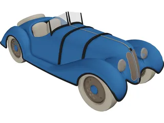 BMW 507 3D Model
