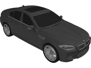 BMW M5 F10 3D Model