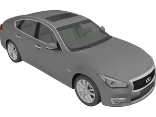 Infiniti Q70 (2015) 3D Model